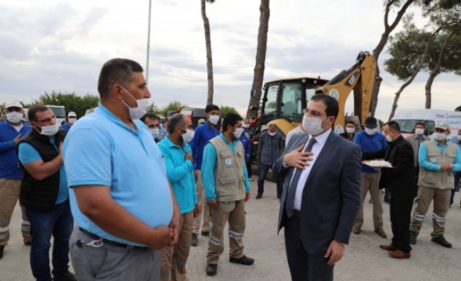 Canpolat, personelin bayramlarını kutladı