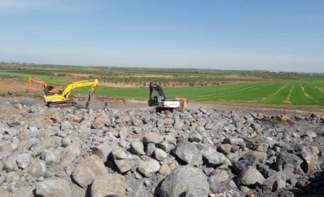 Suruç'ta içmesuyu projesi için inşaat çalışmaları başladı