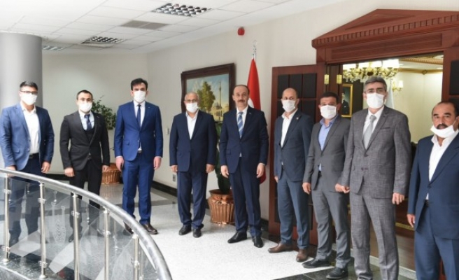 Şehit ve gazi ailelerinden Vali Erin’e ziyaret