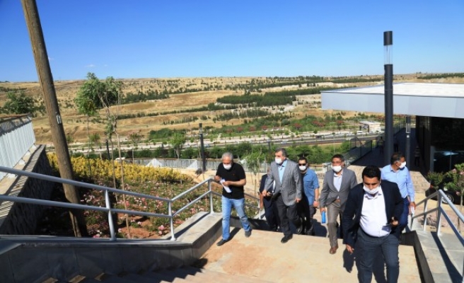 Beyazgül, yeşil alanlarda inceleme yaptı