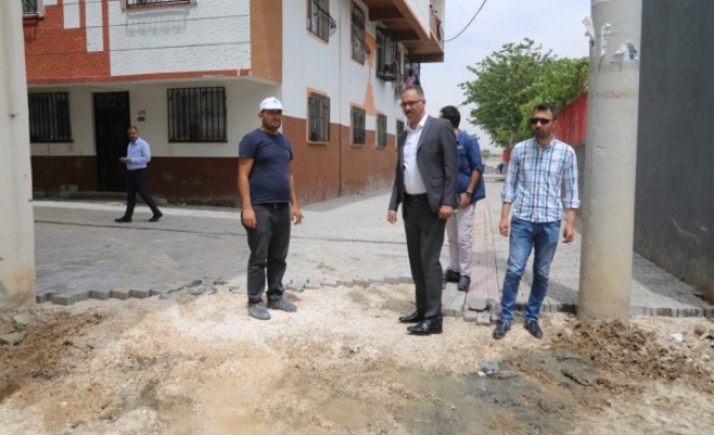 Mehmet Kuş, ilçedeki çalışmaları inceledi