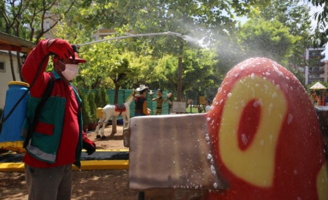 Urfalı çocuklar için Oyuncak Müzesi dezenfekte edildi