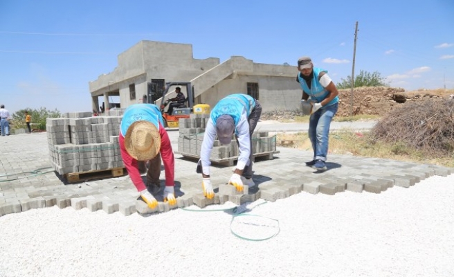 Eyyübiye’deki parke çalışmaları sürüyor