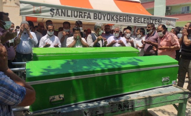 Sivas'ta boğulan kardeşler Urfa'da defnedildi
