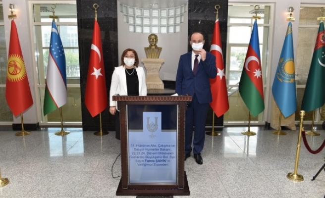 Fatma Şahin, Vali Erin’i ziyaret etti