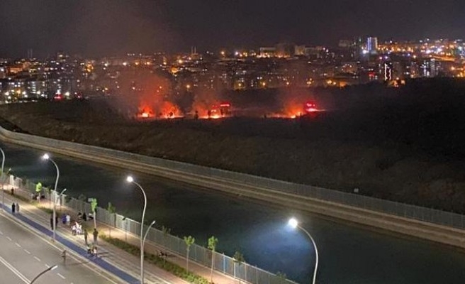 Şanlıurfa'da boş arazide yangın!