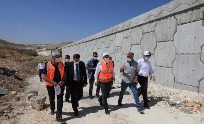 Beyazgül, çalışmaları denetledi, bilgi aldı