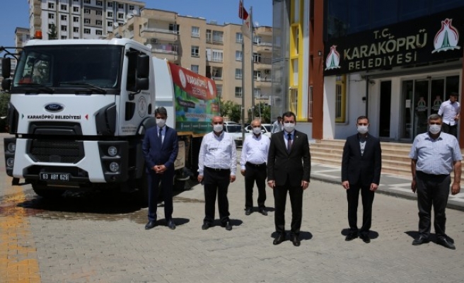 Karaköprü Belediyesi araç filosunu genişletti
