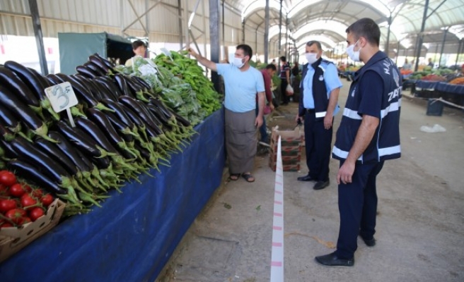 Haliliye’de ‘salgın’ denetimleri devam ediyor