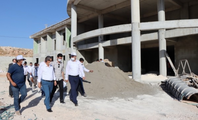 Urfa’da Hayvan Borsası inşaatı devam ediyor