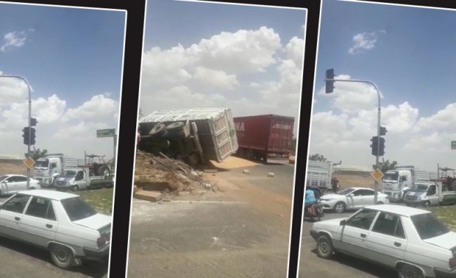 Akçakale yolu üzerinde kaza!