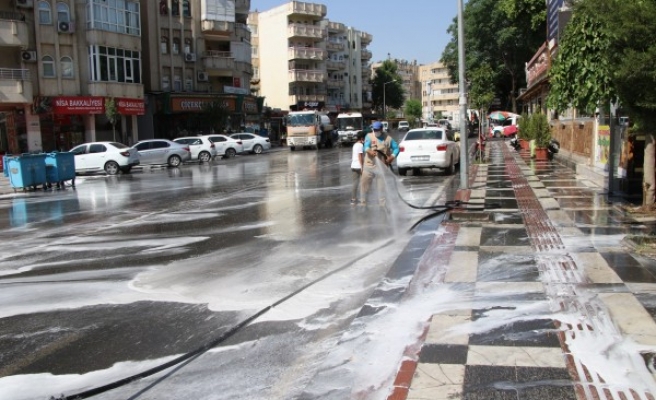 Haliliye’de koronavirüs tedbirleri sürüyor