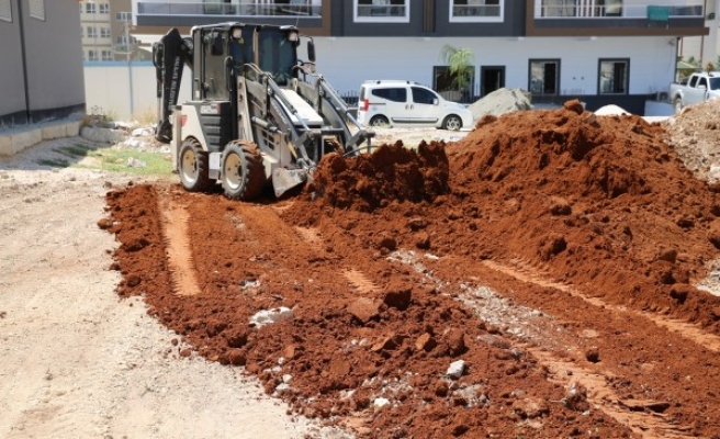 Haliliye’de park yapım çalışmaları devam ediyor