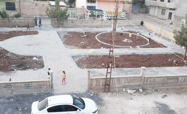 Viranşehir’de atıl durumdaki parkta çalışmalar sürüyor