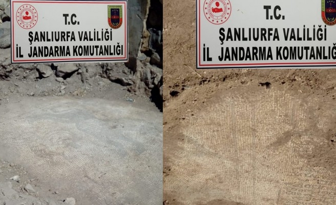 Haliliye'de izinsiz kazı yapan 5 kişi gözaltına alındı