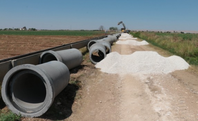 ŞUSKİ 4 bin 500 metre yağmur suyu hattı döşedi!