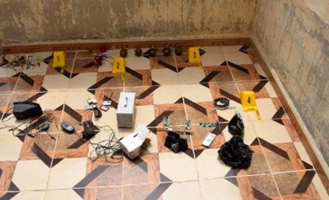 Barış Pınarı bölgesinde patlayıcı ele geçirildi