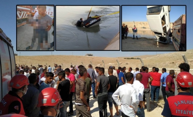 Şanlıurfa'da araç kanala düştü: 2 ölü