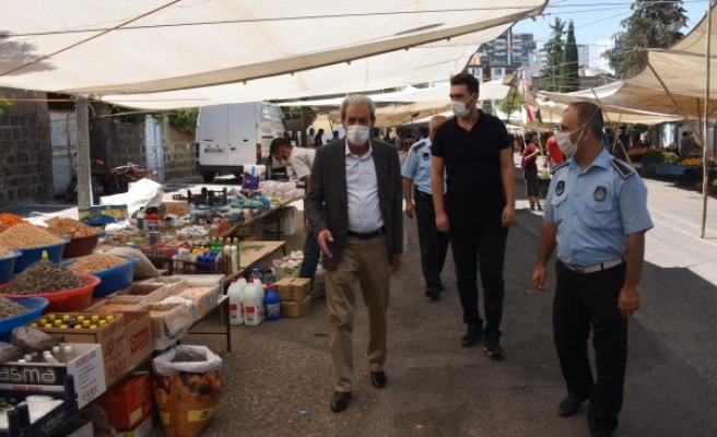 Siverek’te koronavirüs denetimleri yapıldı