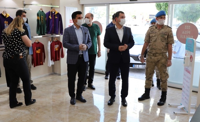 Karaköprü’de koronavirüs denetimleri yapıldı