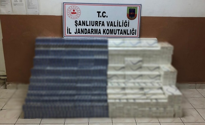 Urfa'da 28 bin 40 paket kaçak sigara ele geçirildi