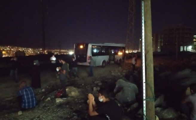 Halk otobüsü arızalandı!