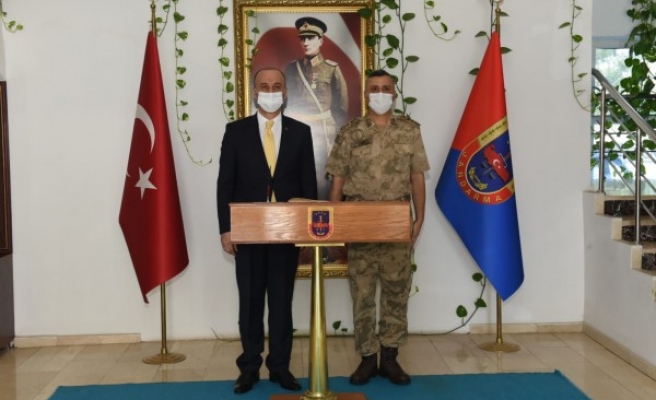 Vali Erin’den İl Jandarma Komutanlığı’na ziyaret
