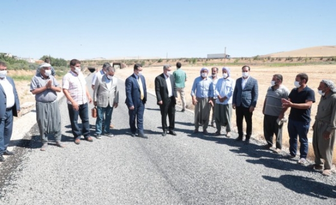 Beyazgül yol çalışmalarını inceledi
