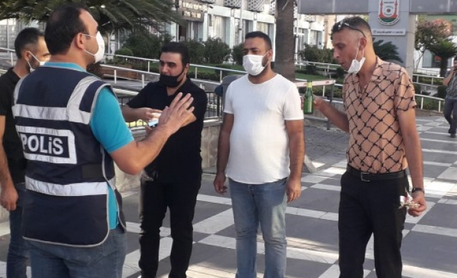 Şanlıurfa'da maske denetimleri sürüyor