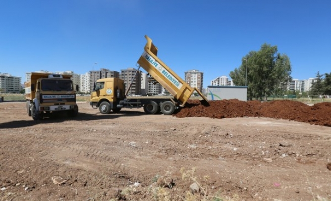 Haliliye’de 5 yeni parkta çalışmalar sürüyor