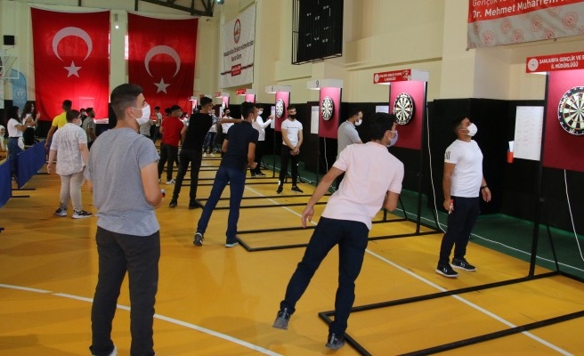 Urfa’da düzenlenen ‘dart’ turnuvasına yoğun ilgi