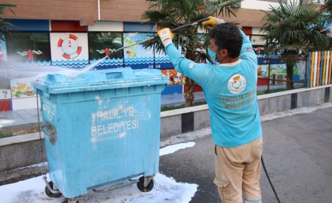 Haliliye’de temizlik ve hijyen çalışmaları sürüyor