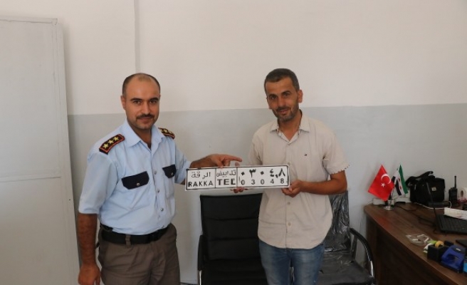 Barış Pınarı Bölgesinde araçlar tescil ediliyor!