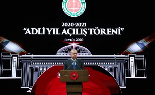 Cumhurbaşkanı Erdoğan, adli yıl açılış töreninde konuştu