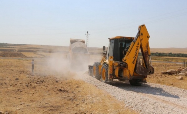 Haliliye'de yollar kış için hazırlanıyor