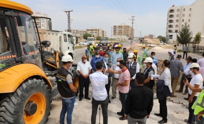 Konuklu Mahallesinde doğalgaz çalışmaları başladı