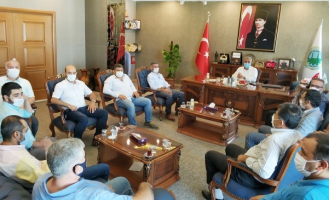 Urfa’daki medikalciler taleplerini ŞUTSO Başkanına iletti