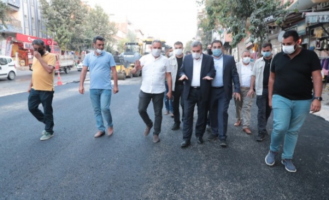 Beyazgül, Açıksu Caddesi'nde inceleme yaptı