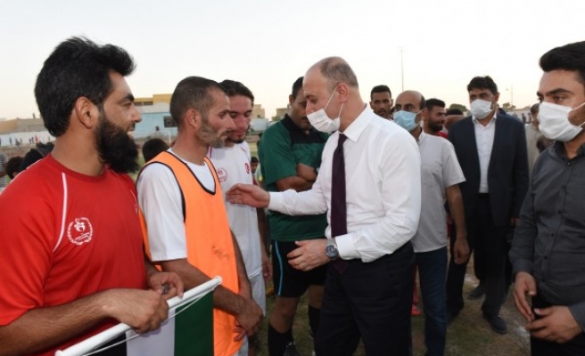 Suriye'de düzenlenen futbol turnuvası sona erdi