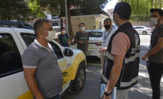 Urfa’nın ilçesinde koronavirüs denetimleri sürüyor