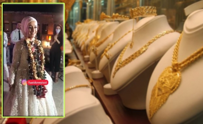 Şanlıurfa'da geline altın yerine kurutmalık takıldı!