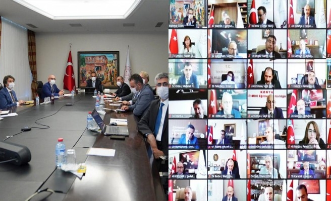 Yüz yüze eğitim için kritik toplantı: 81 il müdürü katıldı