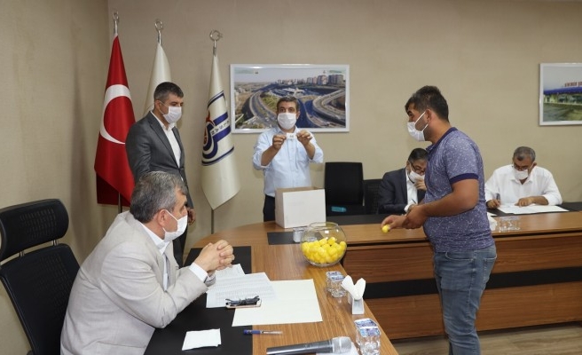 BELSAN'da 25 şoförün kura çekimi yapıldı