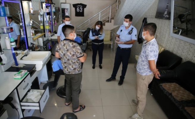 Haliliye'de koronavirüs denetimleri sürüyor