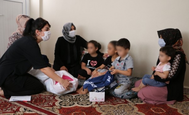 Şiddet gören Urfalı aileye destekler sürüyor!