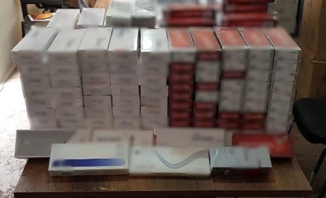 Ceylanpınar'da kaçak sigara ele geçirildi