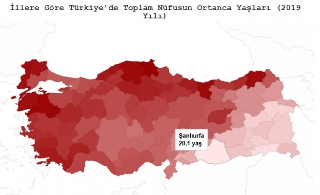 Şanlıurfa, yaş ortalaması en düşük il oldu