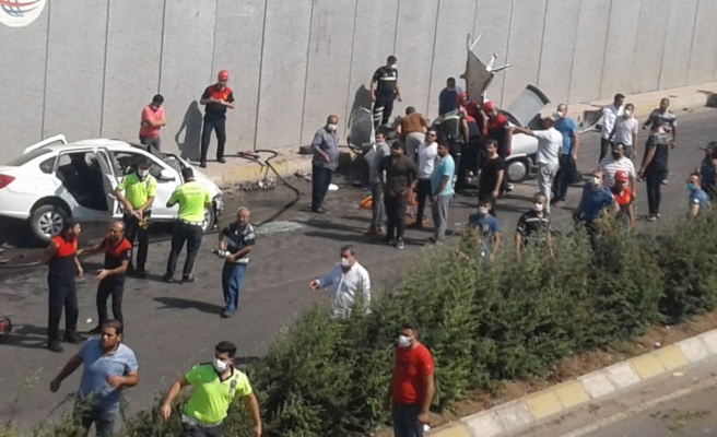 Şanlıurfa'da araçlar çarpıştı: 5 yaralı