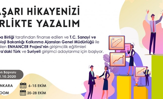 ENHANCER girişimcilik eğitimi başlıyor: Hibe verilecek
