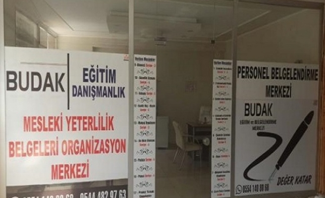 Budak Eğitim Danışmanlık Mesleki Yeterlilik Belgesi Verecek